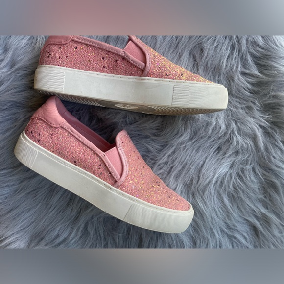 Pink glitter Ugg slip ons - Picture 4 of 7